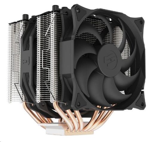 Obrázek SilentiumPC chladič CPU Grandis 3, ultratichý, 1x140mm a 1x120mm fan, 6 heatpipes, PWM, pro Intel i AMD