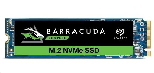 Obrázek SEAGATE SSD NVMe 512GB Baracuda 510, M.2, PCIe G3 ×4, NVMe 1.3 (R:3400/W:2180 MB/s)