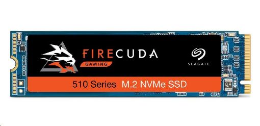 Obrázek SEAGATE SSD NVMe 1TB FireCuda 510, M.2, PCIe G3 ×4, NVMe 1.3 (R:3450/W:3200 MB/s)