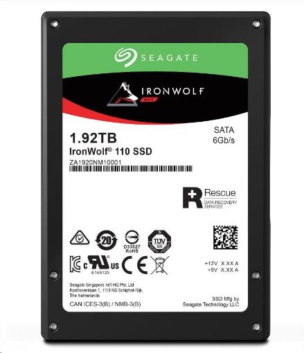 Obrázek SEAGATE SSD 1.92TB IronWolf 110, 2,5", SATA (R:560/W:535 MB/s)