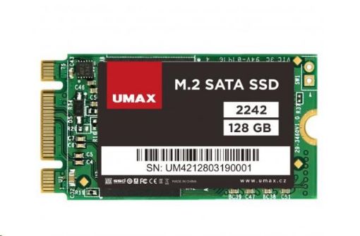 Obrázek Umax M.2 SATA SSD 2242 128GB