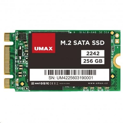 Obrázek Umax M.2 SATA SSD 2242 256GB