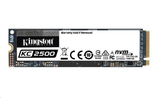 Obrázek Kingston SSD 1000GB disk PCIe KC2500 - M.2 2280 version NVMe