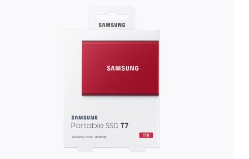 Obrázek Samsung Externí SSD disk - 1TB - červený