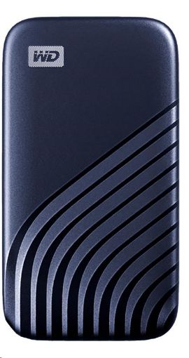 Obrázek SanDisk WD My Passport SSD externí 500GB , USB-C 3.2 ,1050/1000MB/s R/W PC & Mac ,Midnight Blue