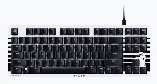 Obrázek RAZER klávesnice BlackWidow Lite (Orange Switch) US Layout - STORMTROOPER Ed., mechanická, herní