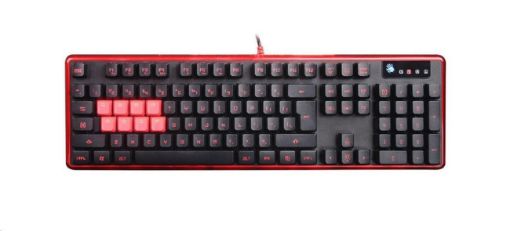 Obrázek A4tech Bloody B2278 podsvícená herní klávesnice, USB, CZ