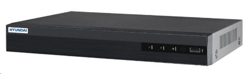 Obrázek HYUNDAI NVR, 16 kanálů, 2x HDD(až 6TB), 4K UHD, 2xUSB, 1xHDMI a 1xVGA, 4xDI, 1xDO, audio in/out