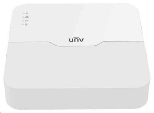 Obrázek Uniview NVR, 16 kanálů (8x PoE max 108W), H.265, 1x HDD, 8Mpix (80Mbps/64Mbps), HDMI, VGA Full HD, 2x USB, ONVIF, audio