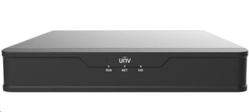 Obrázek Uniview NVR, 8 kanálů, H.265, 1x HDD (max 6TB),  8Mpix (64Mbps/64Mbps), HDMI, VGA, 1xUSB 2.0, 1x USB 3.0, audio