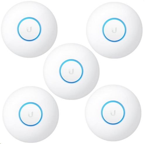 Obrázek UBNT UniFi AP nanoHD, 5-PACK, bez PoE! [vnitřní AP, 2.4+5GHz (300Mbps+1733Mbps), MU-MIMO, 802.11a/b/g/n]