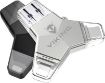Obrázek Viking USB Flash disk 3.0 4v1 s koncovkou Lightning/Micro USB/USB/USB-C, 128 GB, černá