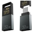 Obrázek TEAM Flash Disk 32GB M151, Dual USB 2.0 & Micro USB, OTG, šedá