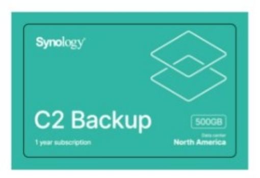 Obrázek Synology C2 Backup 500GB na 1 rok