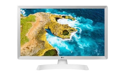 Obrázek LG MT TV LCD 23,6"  24TQ510S - 1366x768, HDMI, USB, DVB-T2/C/S2, repro, SMART, bílá barva