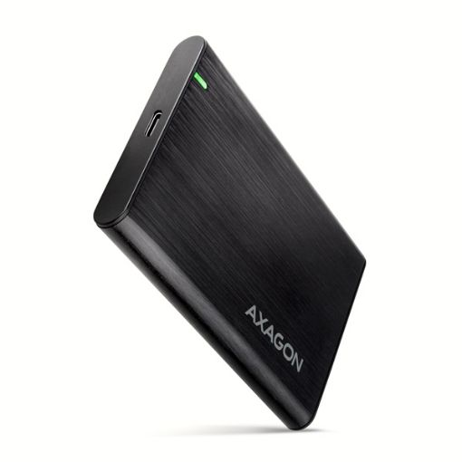 Obrázek AXAGON EE25-A6C, USB-C 3.2 Gen 1 - SATA 6G 2.5" kovový RAW box, bezšroubkový