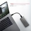 Obrázek AXAGON EEM2-SG2, USB-C 3.2 Gen 2 - M.2 NVMe & SATA SSD kovový RAW box, bezšroubkový