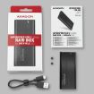 Obrázek AXAGON EEM2-SBC, USB-C 3.2 Gen 2 - M.2 SATA SSD kovový RAW box, bezšroubkový