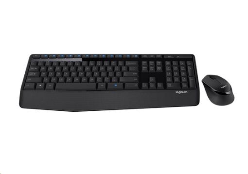 Obrázek Logitech sada Wireless Combo MK345, bezdrátová klávesnice + myš, US INT'L, 2.4GHZ, INTNL