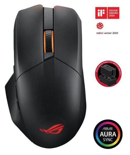 Obrázek ASUS myš ROG CHAKRAM X, RGB, Bluetooth