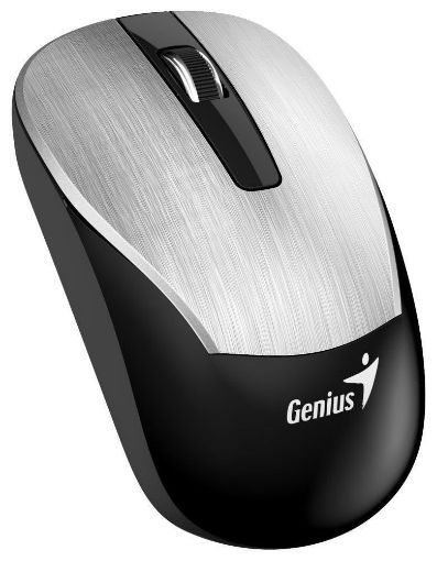 Obrázek GENIUS myš ECO-8015/ 1600 dpi/ dobíjecí/ bezdrátová/ stříbrná