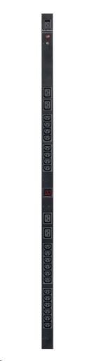 Obrázek CyberPower Rack PDU, Metered, Zero U, 16A, (20)C13 (4)C19, IEC-320 C20