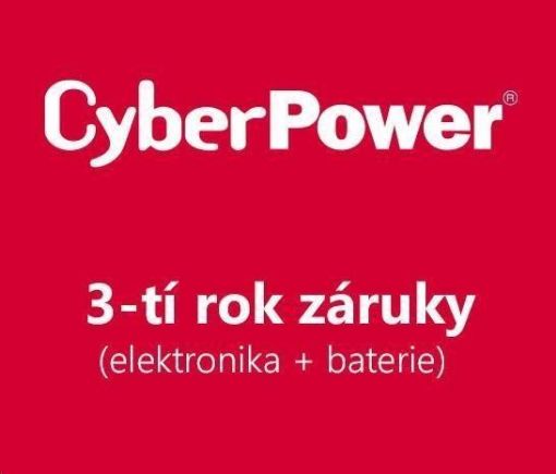 Obrázek CyberPower 3-tí rok záruky pro BR1200ELCD, BR1200ELCD-FR, MPB20HVIEC6