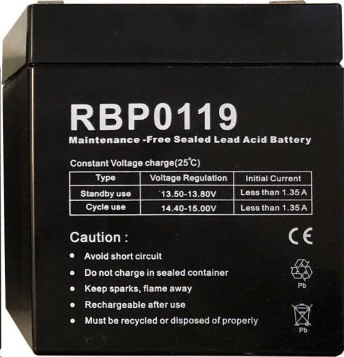 Obrázek CyberPower náhradní baterie (12V/5Ah) pro BU600E, UT650E, UT650EG, UT1050E, UT1050EG (kompatibilní s RBP0118, RBP0046)