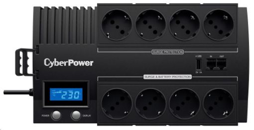 Obrázek CyberPower BRICs Series II SOHO LCD UPS 700VA/420W, German SCHUKO zásuvky