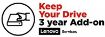 Obrázek LENOVO záruka ThinkPad elektronická - z délky Multiple  >>>  3 roky Keep your Drive
