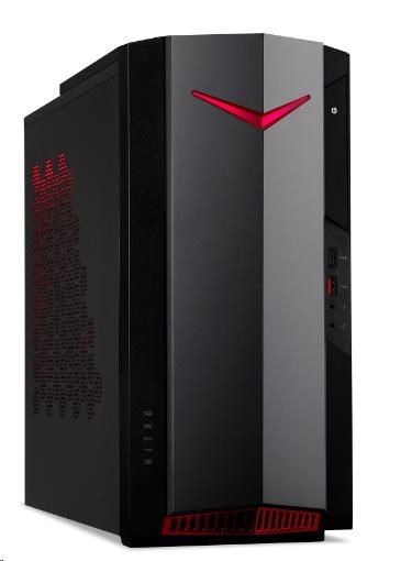 Obrázek ACER PC Nitro N50-120-AMD Ryzen 5 5600G-16GB DDR4,512GB M2 SSD, NVIDIA GTX1660,DVI/HDMI/DP,BT 5.0,LAN 1GB,Free DOS,černý