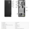 Obrázek LENOVO PC ThinkCentre M75t Gen2 tower - Ryzen 3 PRO 4350G,8GB,256SSD,HDMI,DP,Int. AMD Radeon,čierna,W10P,3Y Onsite