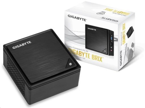 Obrázek GIGABYTE BRIX GB-BPCE-3350C (Fanless), Intel Celeron N3350, 1xSODIMM DDR3L, VGA