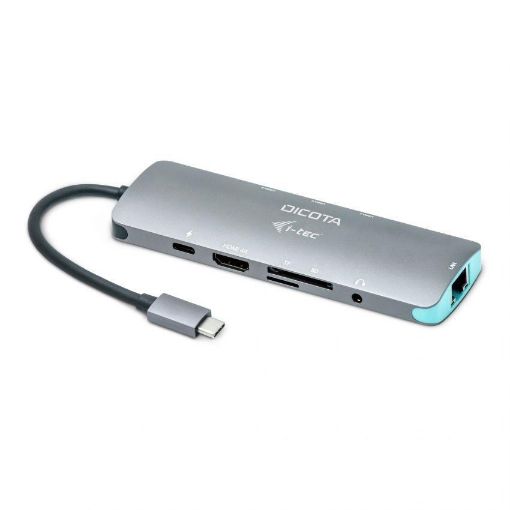 Obrázek DICOTA USB-C Portable 8-in-1 Docking Station 4K HDMI/PD 100W