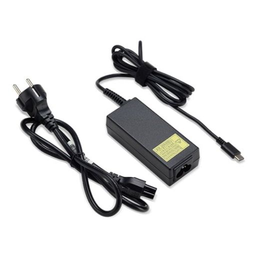 Obrázek ACER ADAPTER Acer 65W_USB Type C Adapter, Black - pro zařízení s USB C