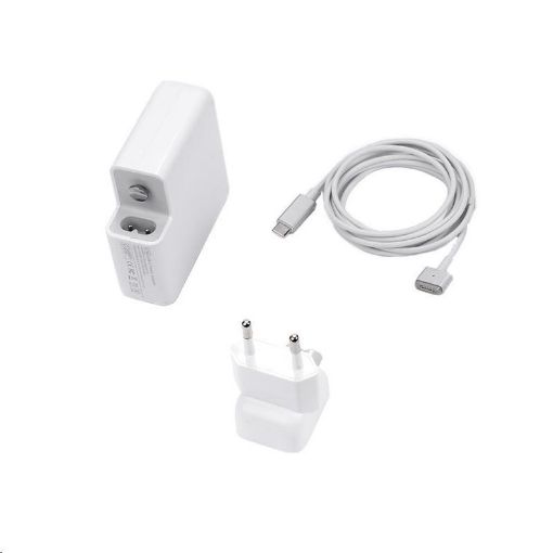 Obrázek COTEetCI USB-C Power adaptér pro MacBook s C-T kabelem 2m 61W, bílá