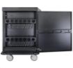Obrázek Manhattan dezinfekční a nabíjecí vozík, UVC Sanitizing & Charging Cart, 32 USB-A portů, černá