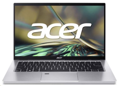 Obrázek ACER NTB Spin 3 (SP314-55N-77M8)-i7-1255U,14" FHD IPS,16GB,1TBSSD,Iris Xe Graphics,W11H,Stříbrná