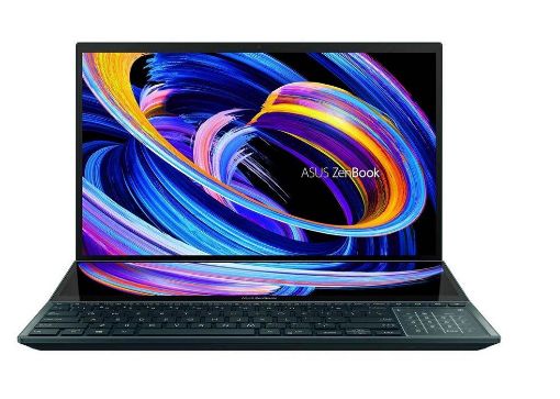 Obrázek ASUS NTB ZenBook Pro Duo OLED UX582HM-OLED035W-Core™ i9,32GB DDR4,1024GB SSD,RTX™ 3060,Windows11H,Modrá