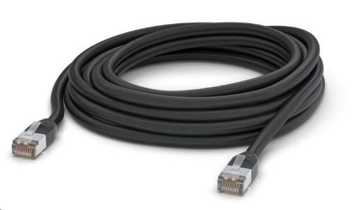 Obrázek UBNT UACC-Cable-Patch-Outdoor-8M-BK, Outdoor UniFi patch kabel, 8m, Cat5e, černý