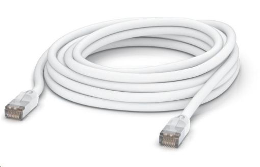 Obrázek UBNT UACC-Cable-Patch-Outdoor-8M-W, Outdoor UniFi Patch kabel, 8m, Cat5e, bílá