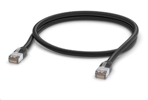 Obrázek UBNT UACC-Cable-Patch-Outdoor-1M-BK, Outdoor UniFi patch cable, 1m, Cat5e, black