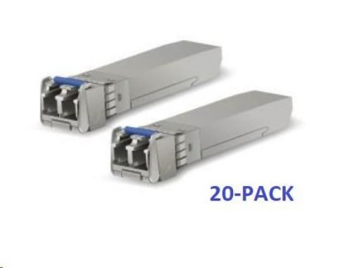 Obrázek UBNT U Fiber UF-SM-10G-20, 20-PACK [20ks SFP+ 10G modulů, Single-Mode, LC konektor]