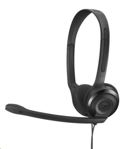 Obrázek SENNHEISER PC 5 CHAT black (černý) headset - oboustranná sluchátka s mikrofonem