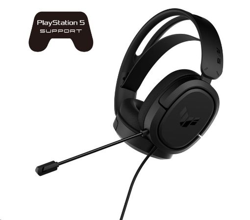 Obrázek ASUS sluchátka TUF Gaming H1, Gaming Headset, černá