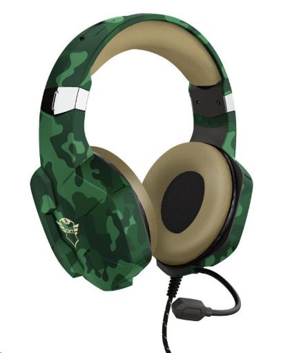 Obrázek TRUST sluchátka GXT 323C Carus Gaming Headset, jungle camo