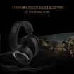 Obrázek ASUS sluchátka TUF Gaming H3 Gun Metal, Gaming Headset, černo-šedá