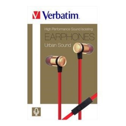 Obrázek VERBATIM High Performance Sound Isolating Earphones - Gold