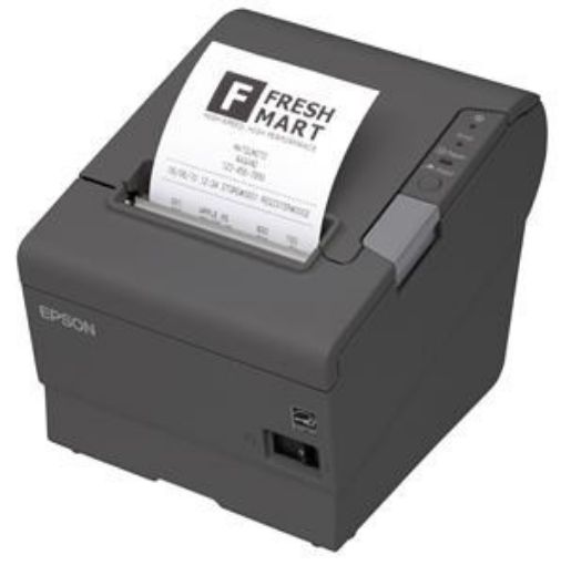 Obrázek EPSON TM-T88V pokladní tiskárna, USB + paral., tmavá, se zdrojem