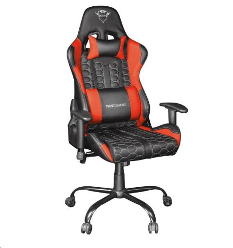 Obrázek TRUST herní křeslo GXT 708R Resto Gaming Chair, červená